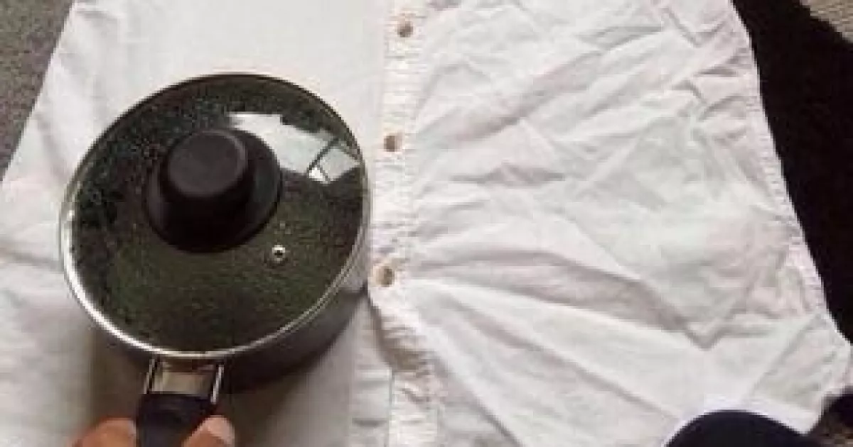 Як за 2 хвилини погладити одяг без електрики: українка показала трюк з каструлею