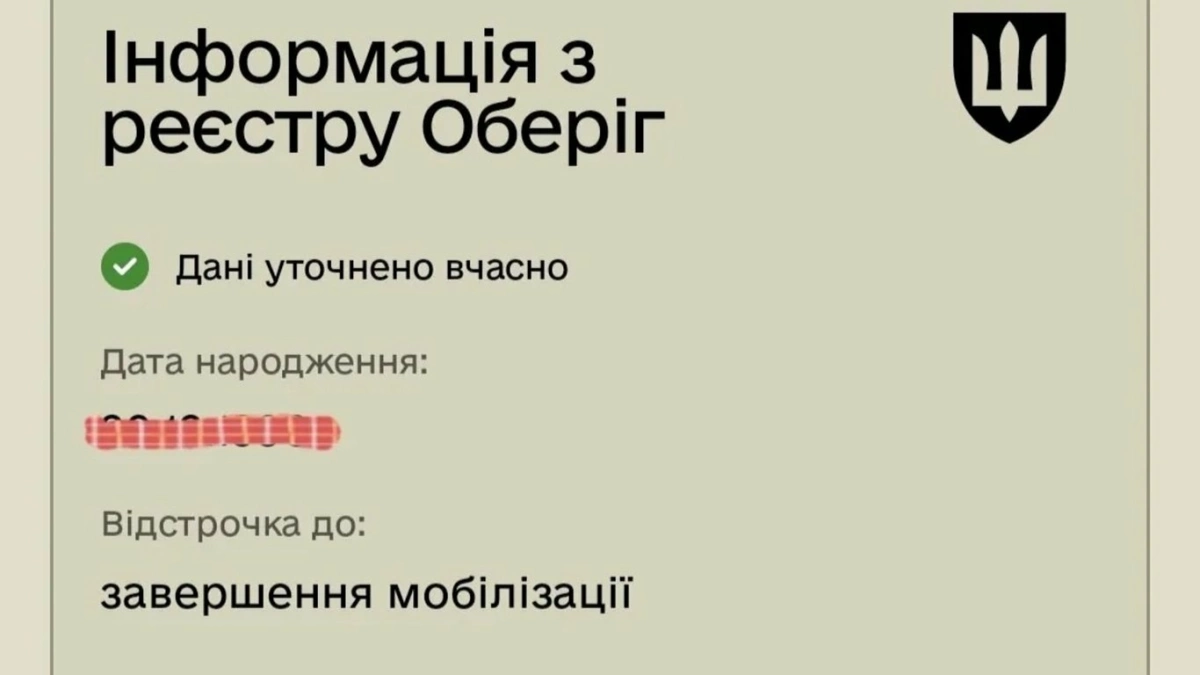 Відстрочка до кінця мобілізації: коли вона втратить чинність