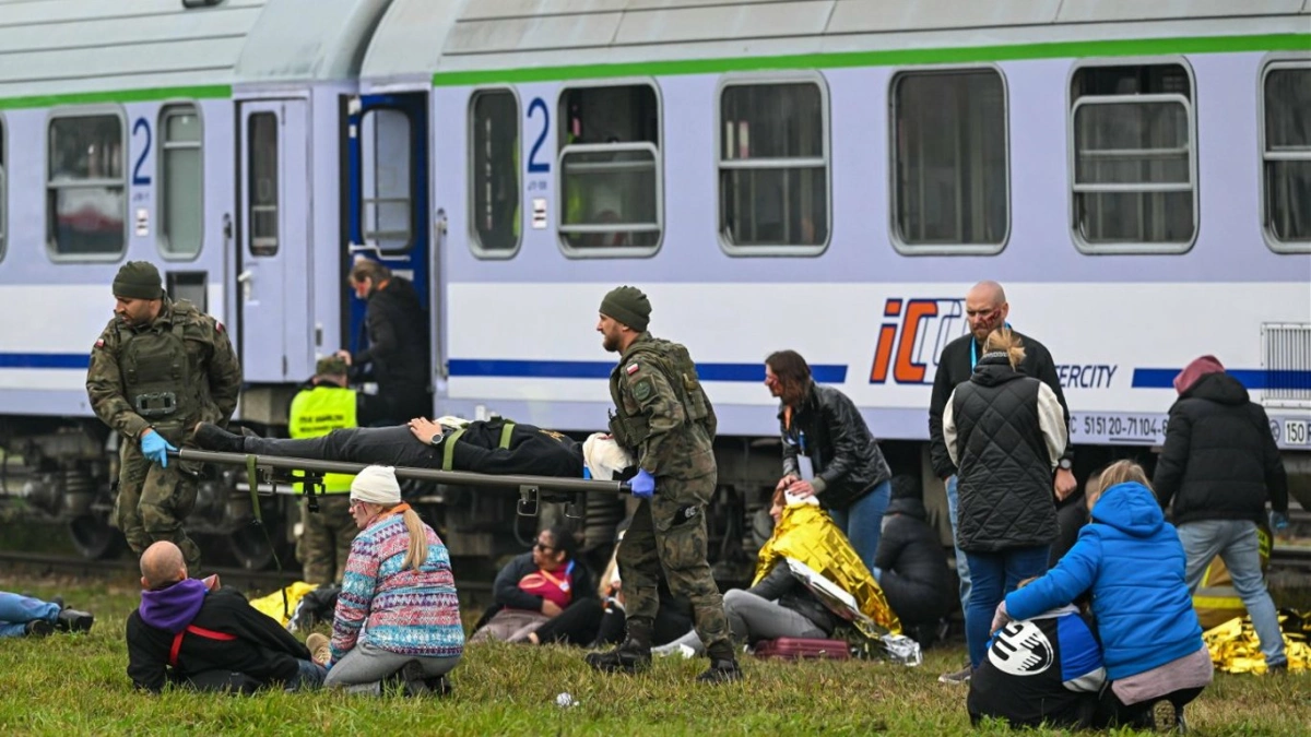 На кордоні Польщі та України відпрацювали евакуацію після атаки на потяг із біженцями