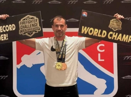 Українець підкорив Лас-Вегас: Олександр Баран став абсолютним чемпіоном світу серед пожежників