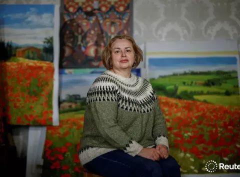 Це не її перша робота: що відомо про художницю, яка створила шолом для Гераскевича